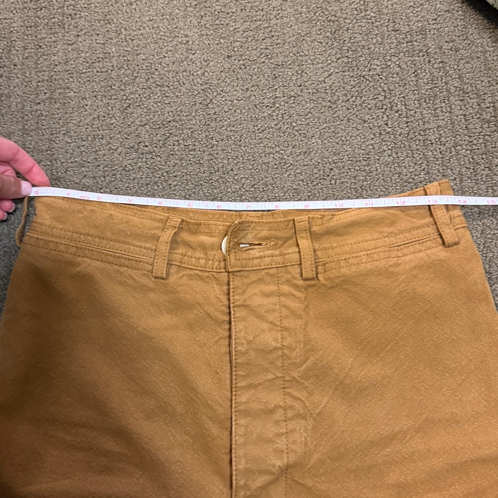 Jesse Kamm Cotton Canvas Pants in Tan - Picture 9 of 11